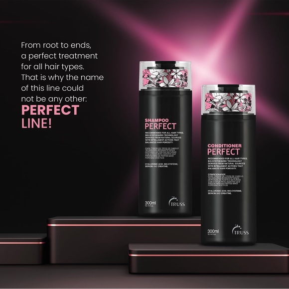 TRUSS Professional Perfect Shampoo 300ml All Hair Types Treatment Haircare - Picture 8 of 13